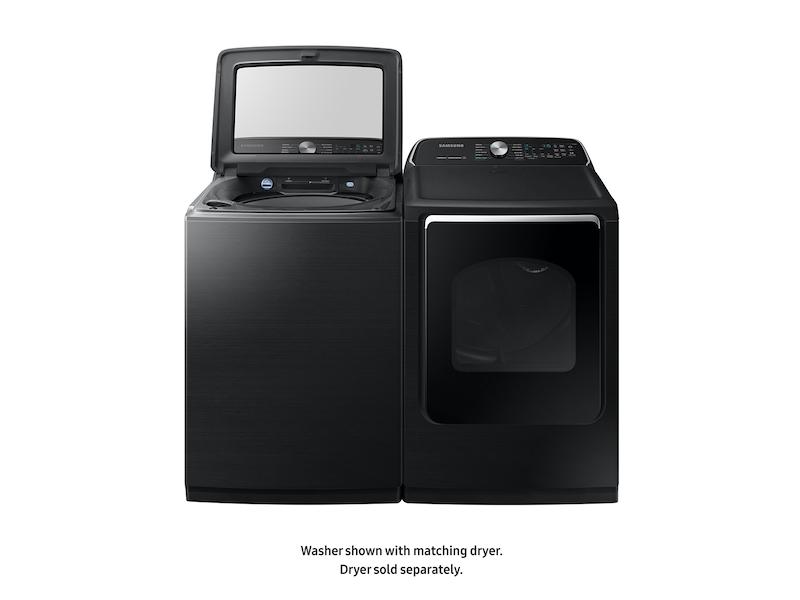 5.4 cu ft Top Load Washer with Super Speed in Black Stainless Steel