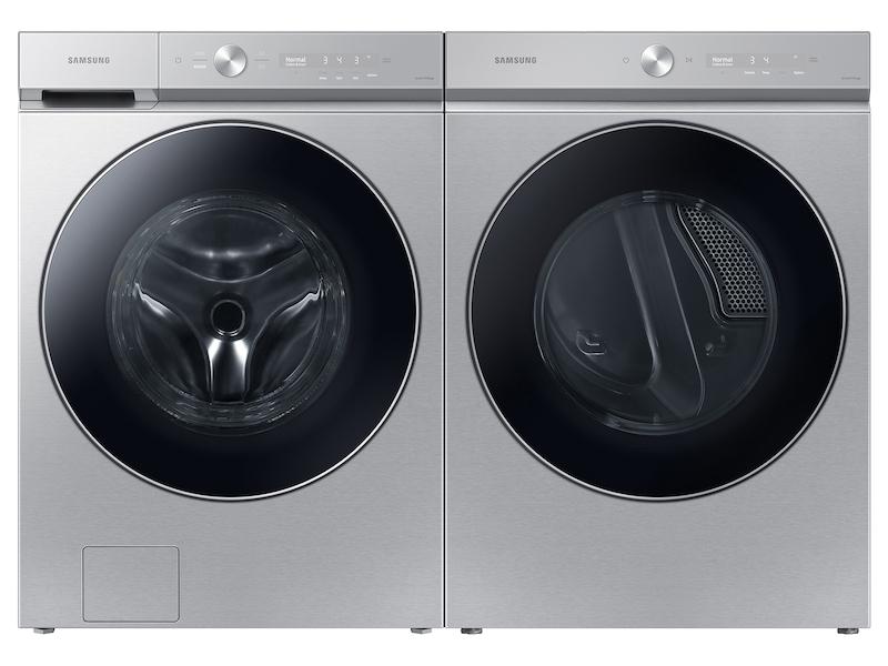Bespoke 5.3 cu. ft. Ultra Capacity Front Load Washer with AI OptiWash™ and Auto Dispense in Silver Steel