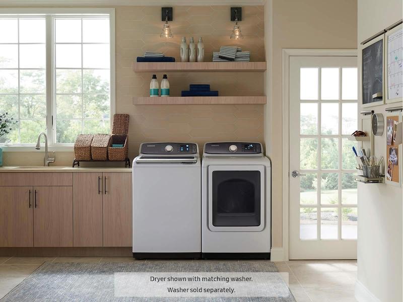 7.4 cu. ft. Gas Dryer in White