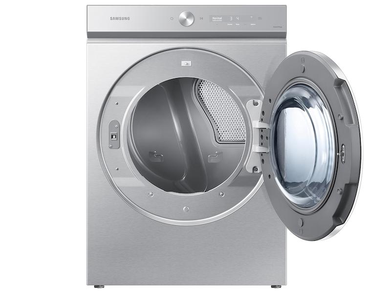 Bespoke 7.6 cu. ft. Ultra Capacity Electric Dryer with AI Optimal Dry and Super Speed Dry in Silver Steel