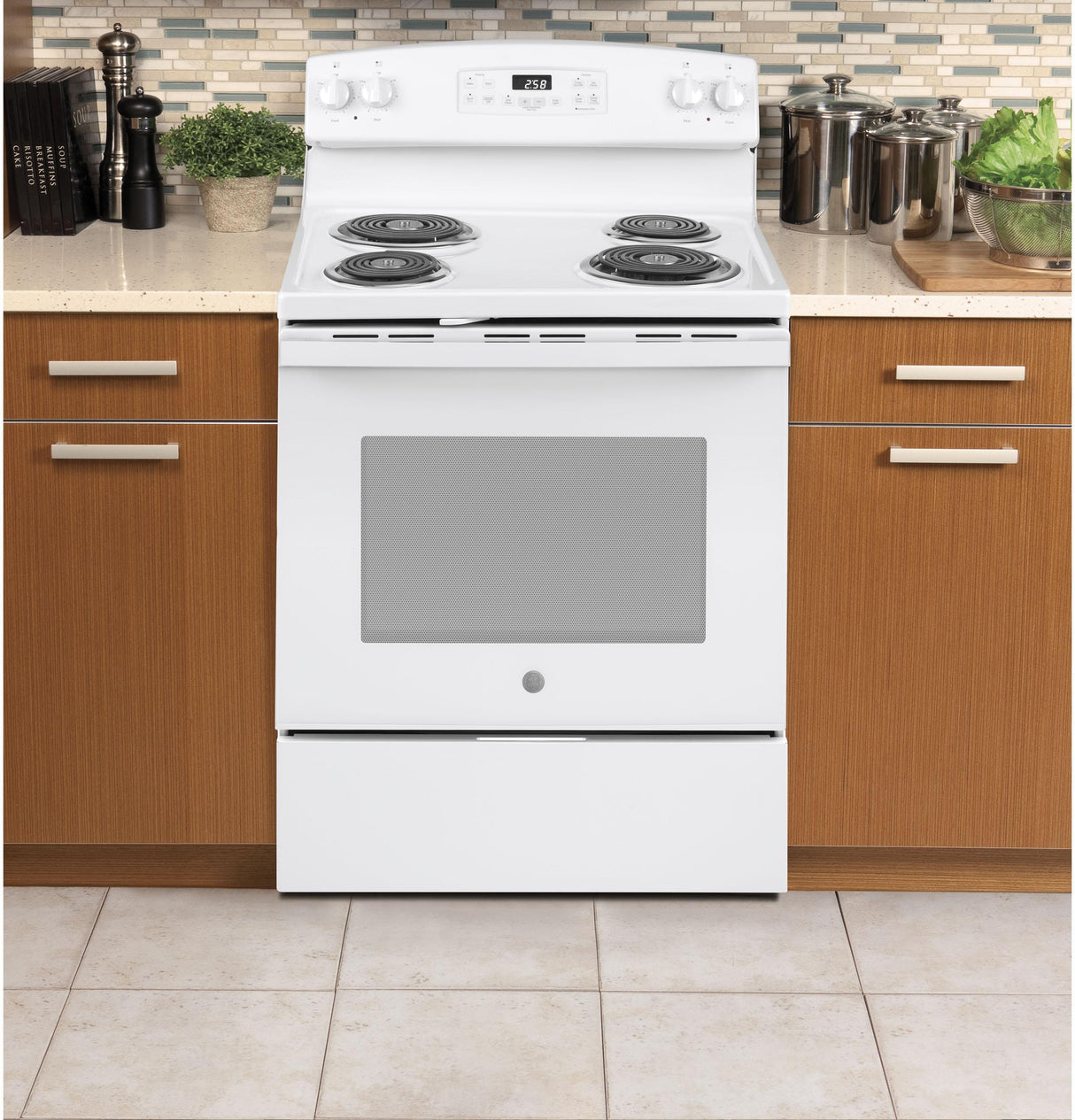 GE® 30" Free-Standing Self-Clean Electric Range