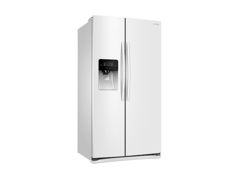 25 cu. ft. Side-by-Side Refrigerator with In-Door Ice Maker in White