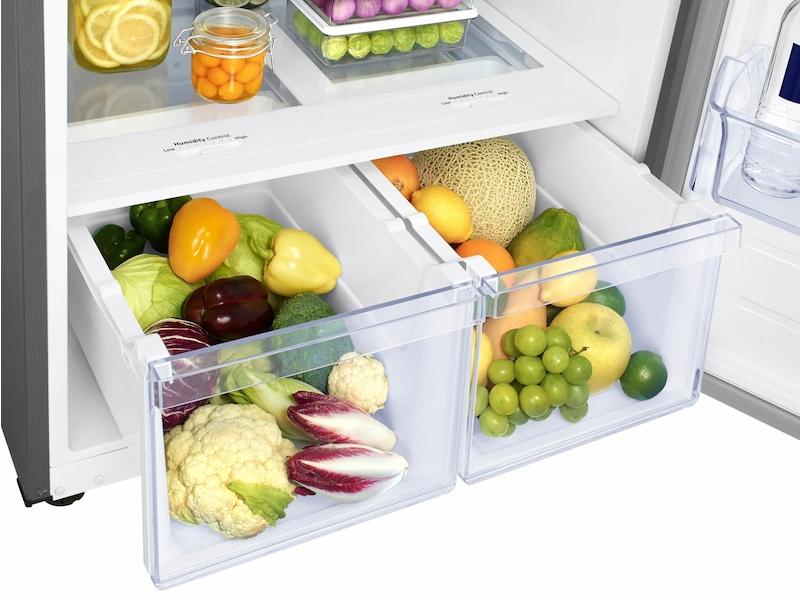 18 cu. ft. Top Freezer Refrigerator with FlexZone™ in Stainless Steel