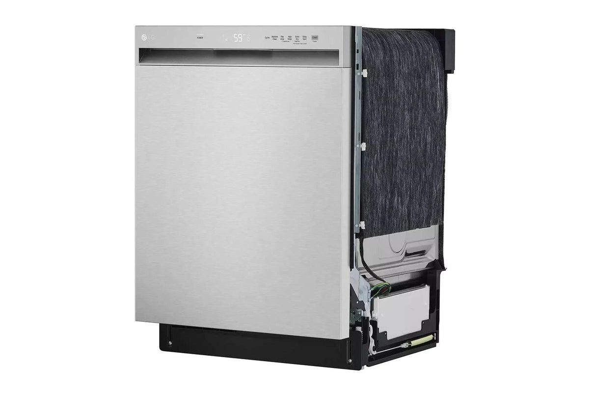 24-inch Wide QuadWash™ Front Control Dishwasher - Stainless Steel