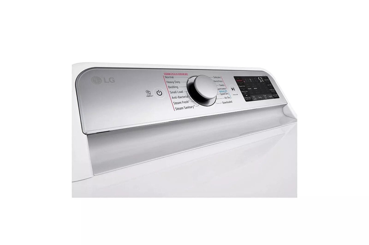 7.3 cu. ft. Ultra Large Capacity Smart wi-fi Enabled Rear Control Gas Dryer with TurboSteam™