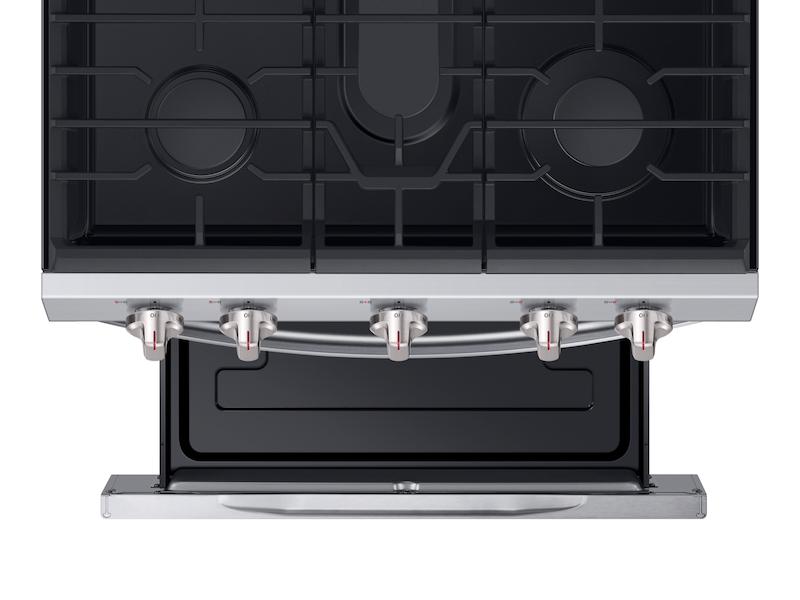 5.8 cu. ft. Freestanding Gas Range with True Convection in Stainless Steel
