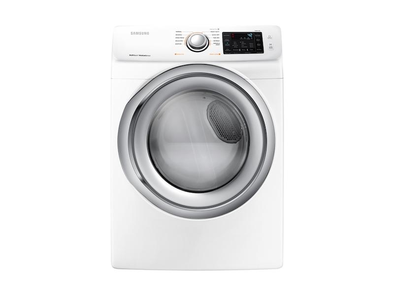 7.5 cu. ft. Electric Dryer with Steam in White