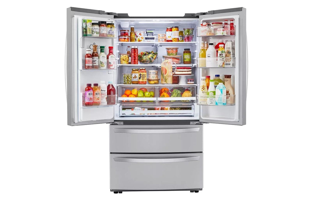 22 cu ft. Smart Counter Depth Double Freezer Refrigerator