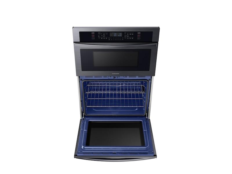 30" Microwave Combination Wall Oven in Black Stainless Steel