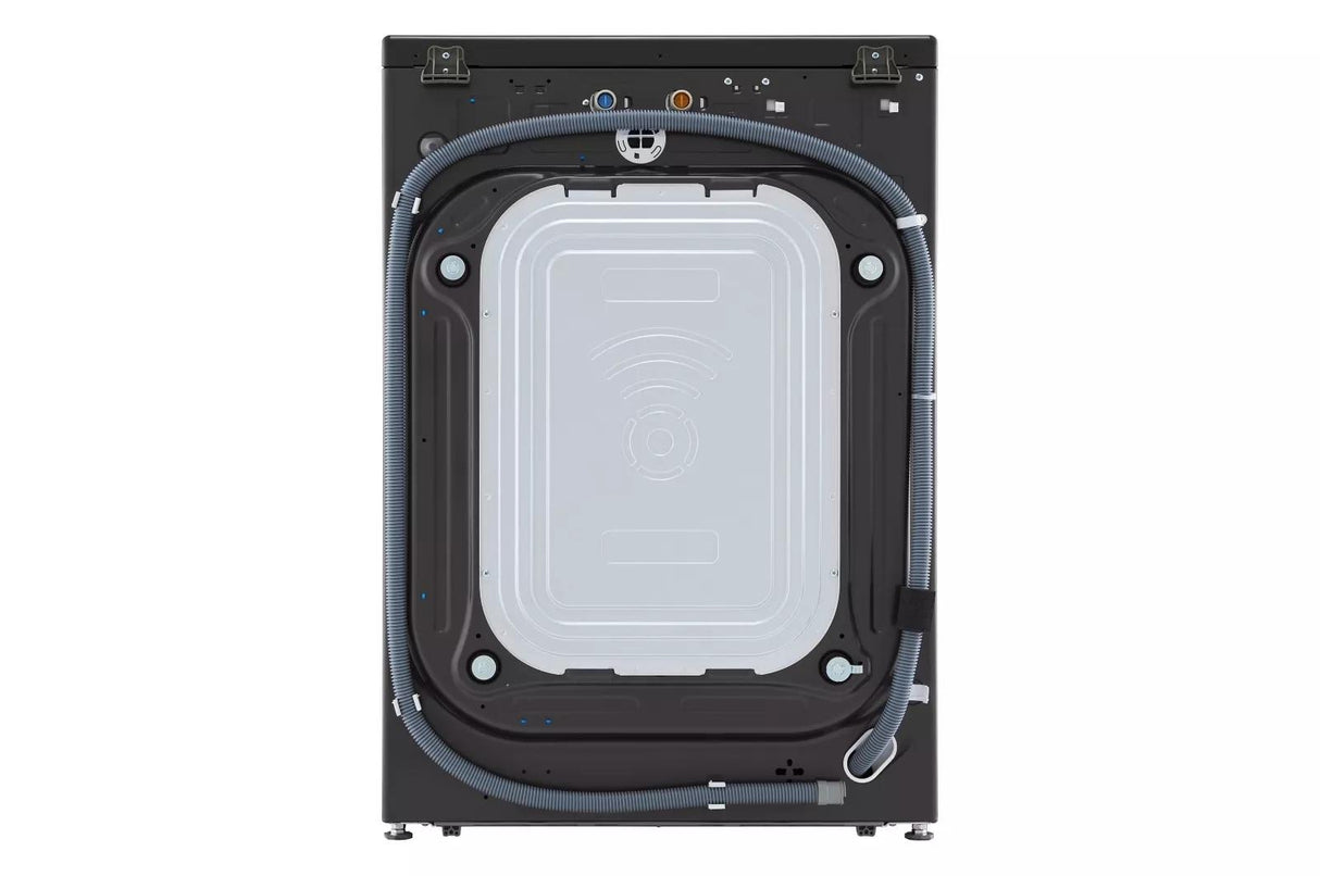 LG 4.5 cu. ft. Ultra Large Capacity Front Load Washer - Black Steel