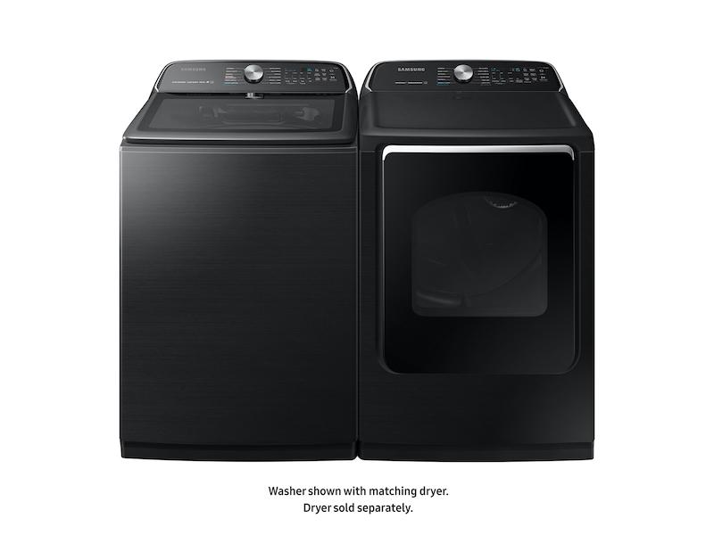 5.4 cu ft Top Load Washer with Super Speed in Black Stainless Steel