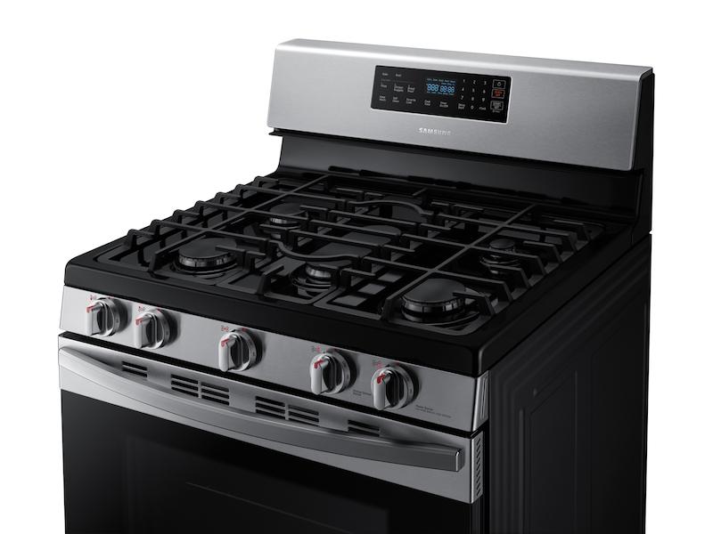 5.8 cu. ft. Freestanding Gas Range in Stainless Steel