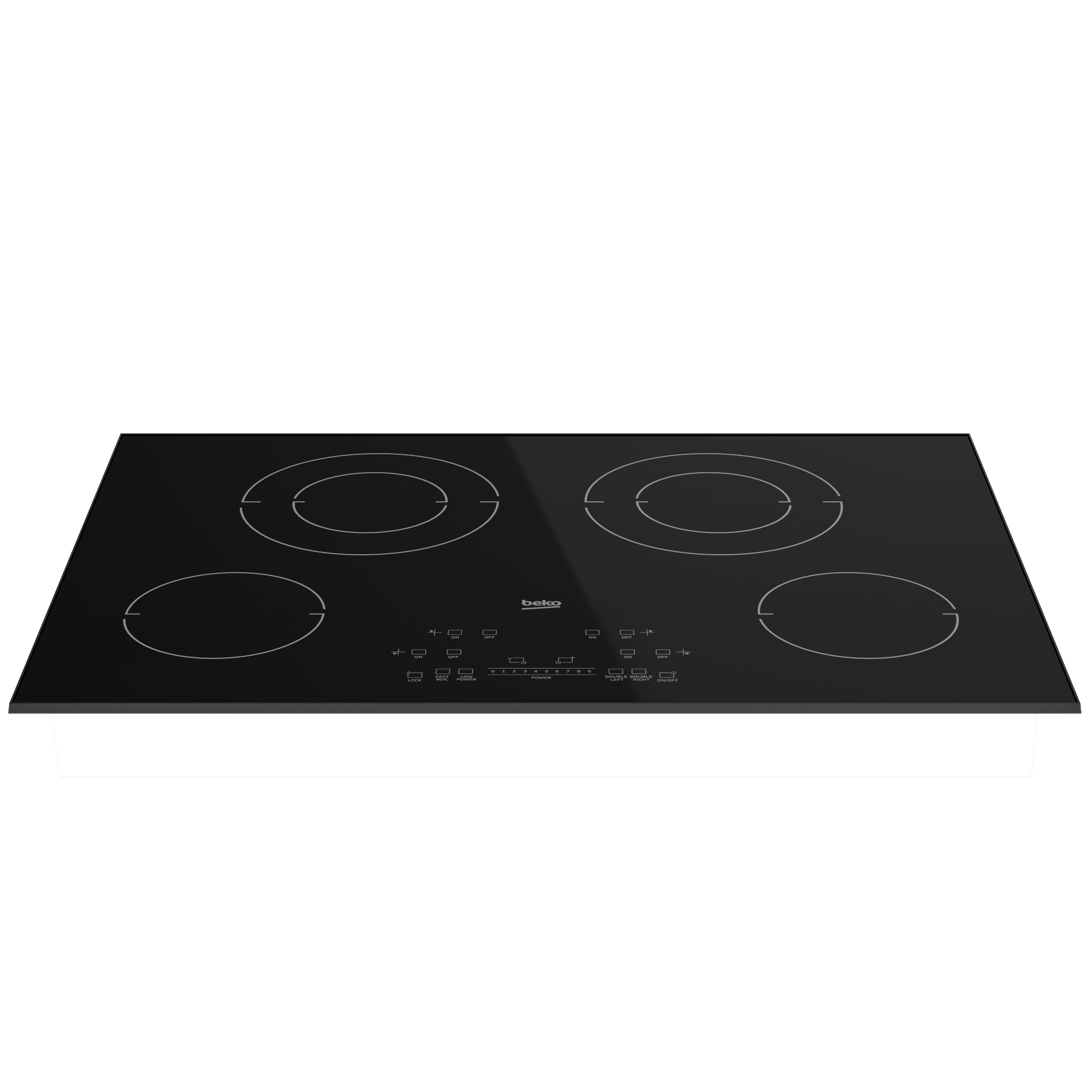 30" Built-In Electric Cooktop with 4 Burners and Touch Control