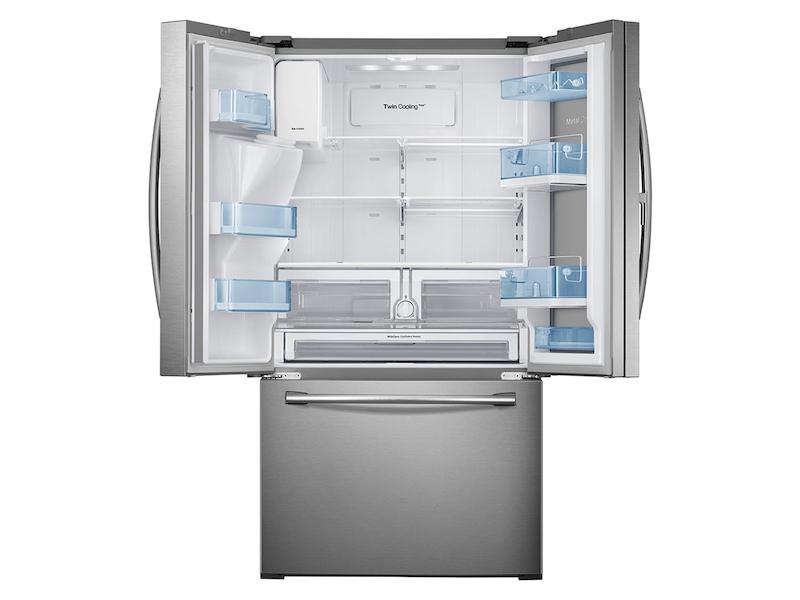 28 cu. ft. Food Showcase 3-Door French Door Refrigerator in Stainless Steel