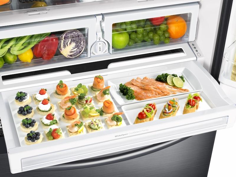 28 cu. ft. French Door Refrigerator with CoolSelect Pantry™ in Black Stainless Steel