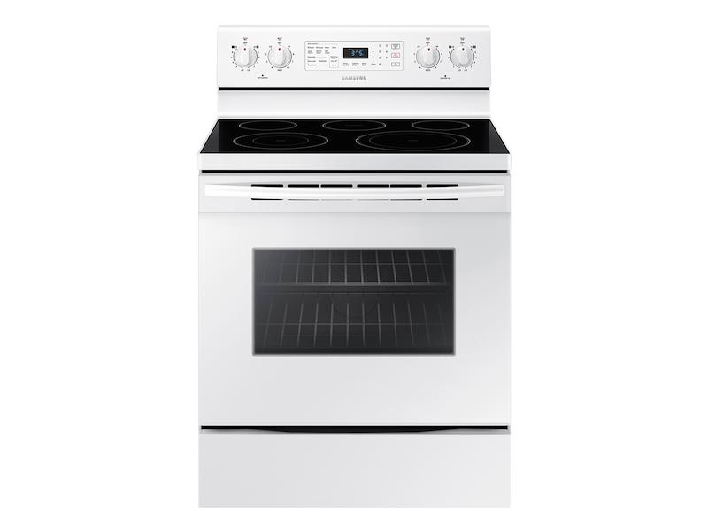5.9 cu. ft. Freestanding Electric Range with Convection in White