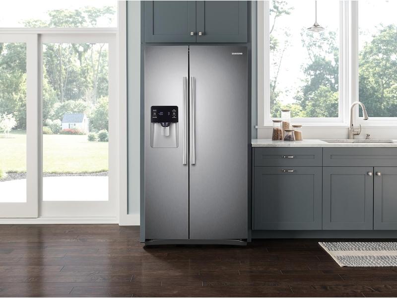 25 cu. ft. Side-by-Side Refrigerator with CoolSelect Zone™ in Stainless Steel