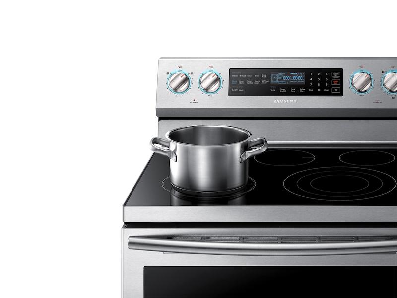 5.9 cu. ft. Freestanding Electric Range with True Convection & Steam Assist in Stainless Steel