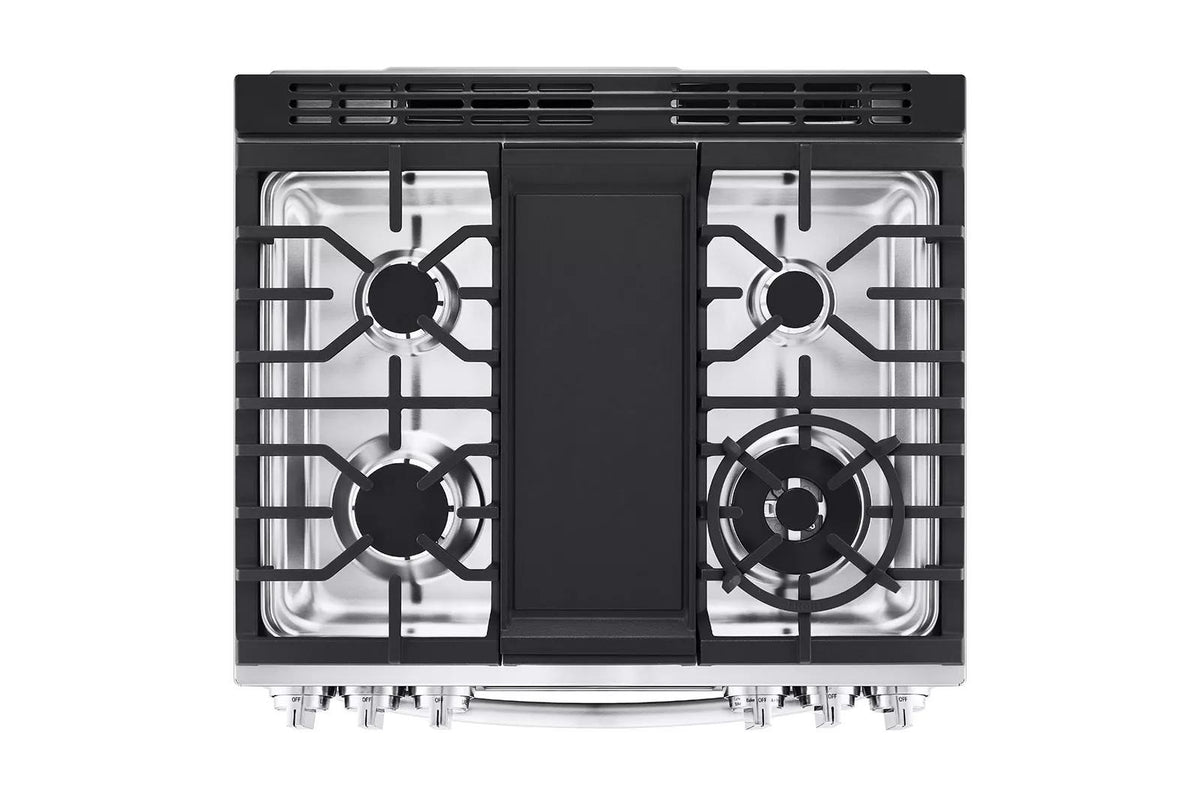 6.3 cu. ft. Smart Gas Slide-in Range with InstaView® ProBake Convection®, Air Fry, and Air Sous Vide