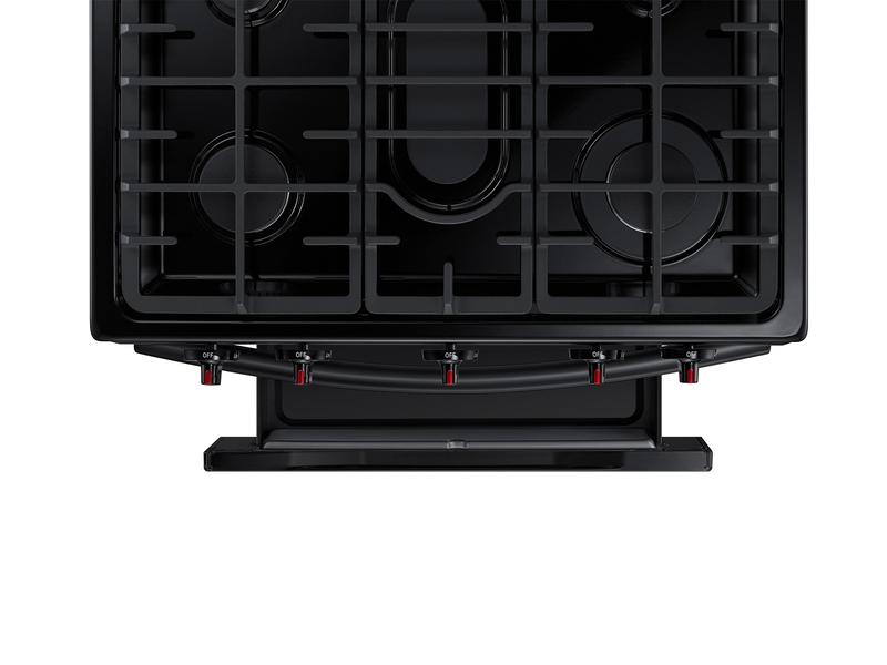 5.8 cu. ft. Freestanding Gas Range in Black