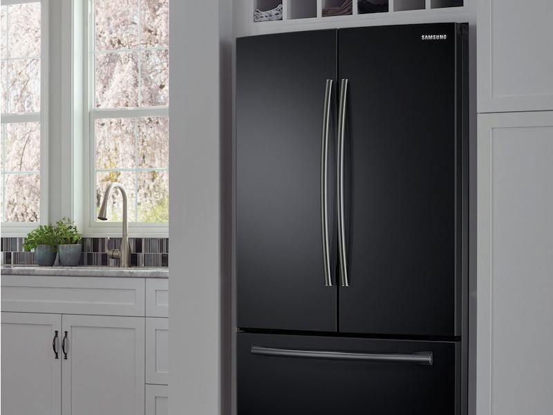 26 cu. ft. French Door Refrigerator with Internal Filtered Water in Black Stainless Steel