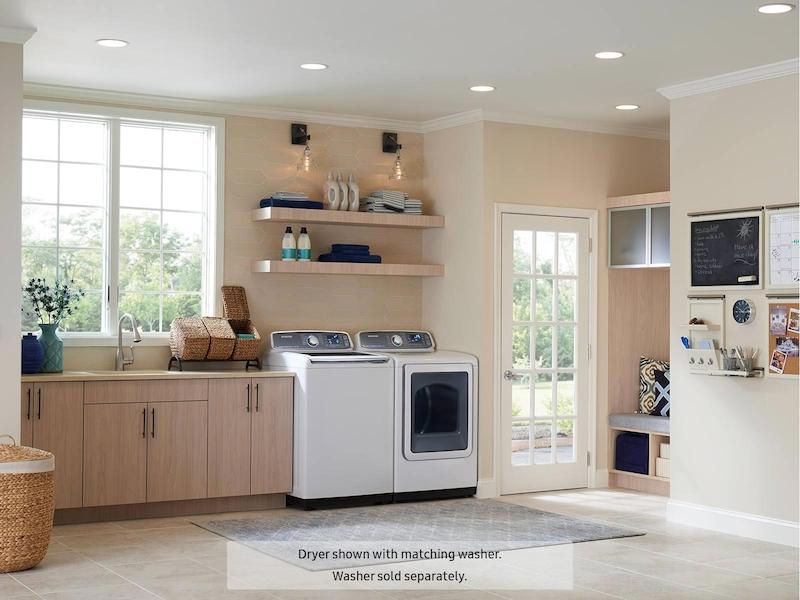 7.4 cu. ft. Gas Dryer in White