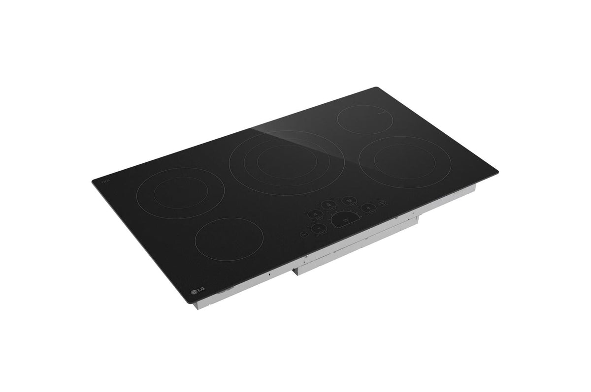 36" Radiant Cooktop, 5 Burner, Black, Energy Star