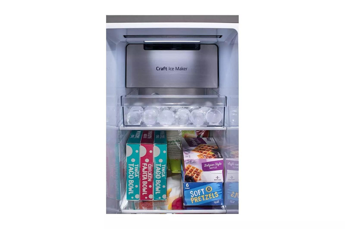27 cu. ft. 36-inch Wide Side-by-Side Refrigerator - Stainless Steel