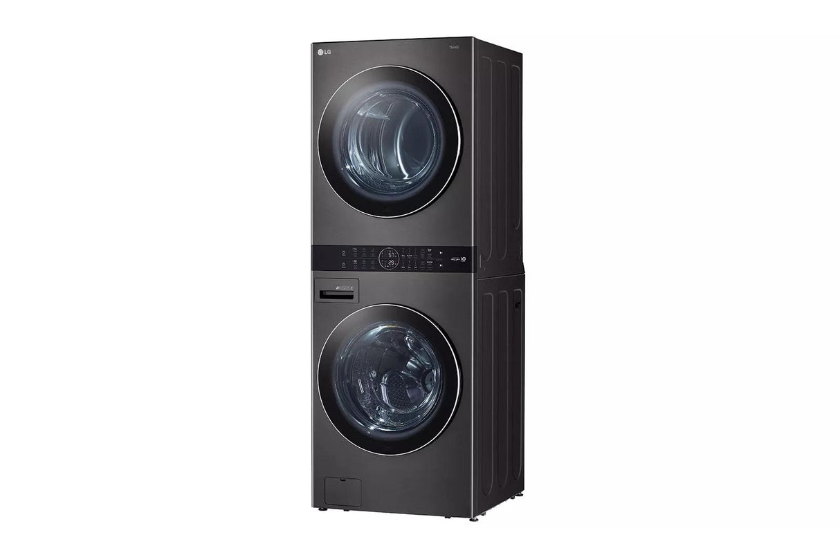 LG WashTower™ 4.5 cu. ft. Washer and 7.4 cu. ft. Electric Dryer - Black Steel