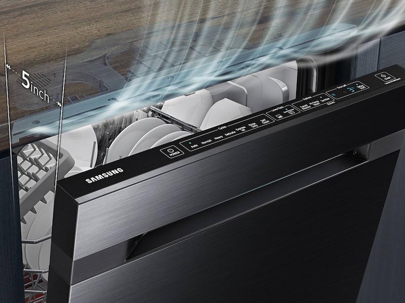 StormWash™ Dishwasher with Top Controls in Black Stainless Steel