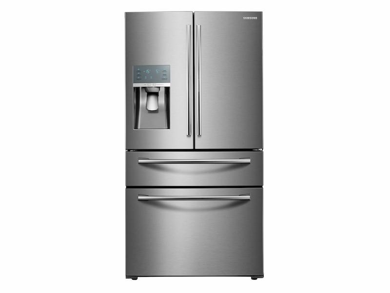28 cu. ft. Food Showcase 4-Door French Door Refrigerator in Stainless Steel
