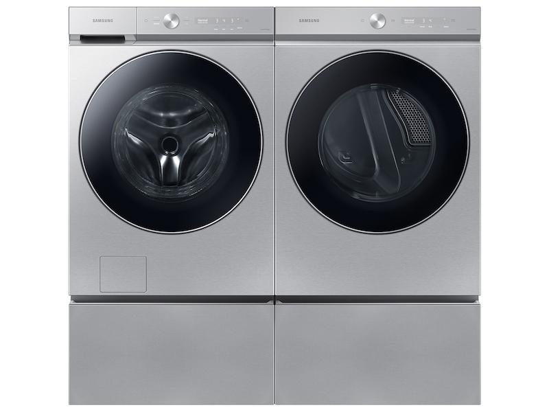 Bespoke 5.3 cu. ft. Ultra Capacity Front Load Washer with AI OptiWash™ and Auto Dispense in Silver Steel