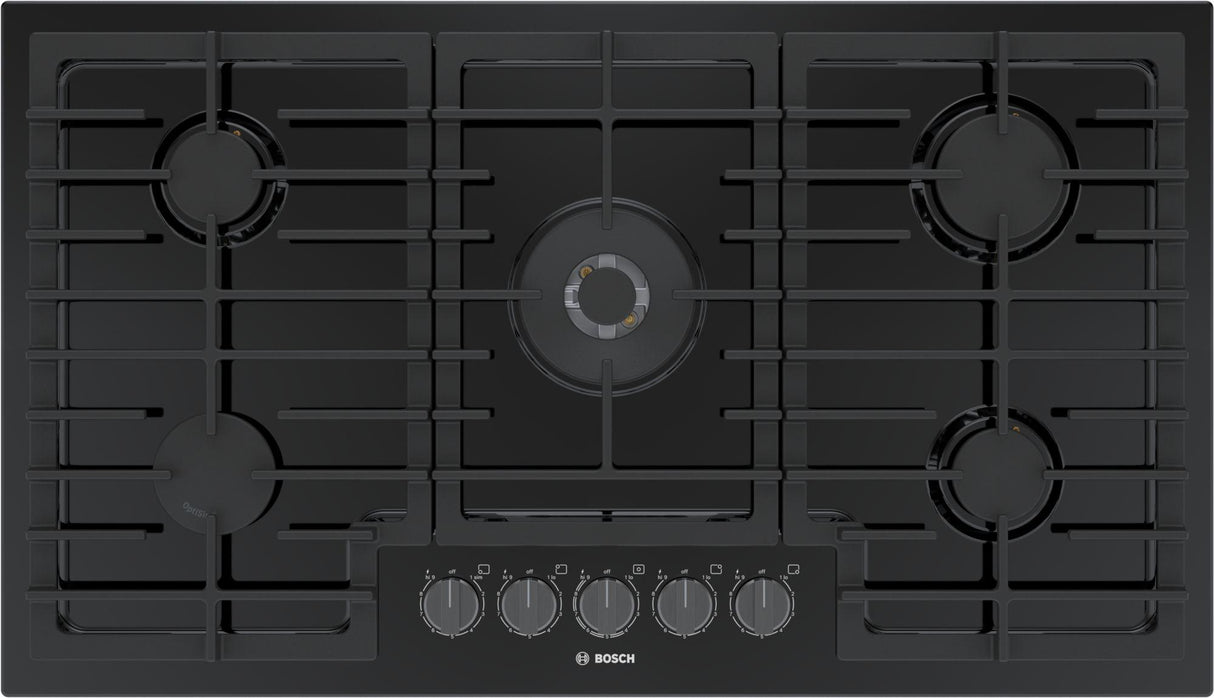 800 Series Gas Cooktop Black