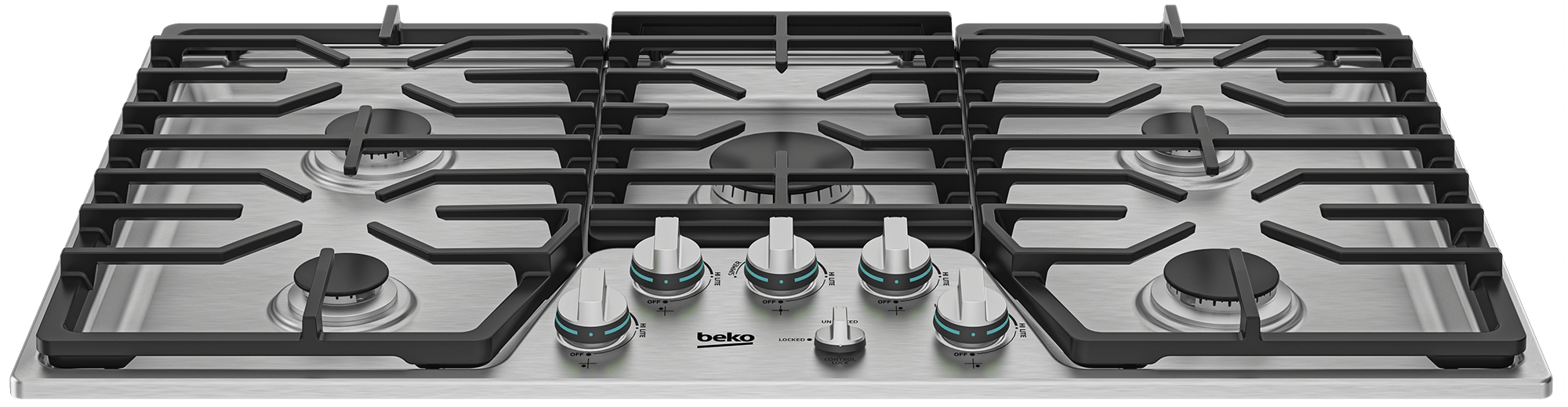 36" Built-In Gas Cooktop with 5 Burners