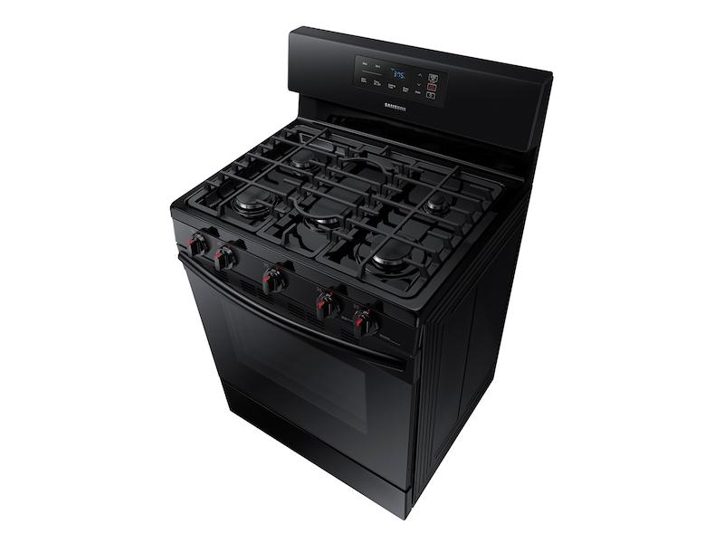 5.8 cu. ft. Freestanding Gas Range in Black
