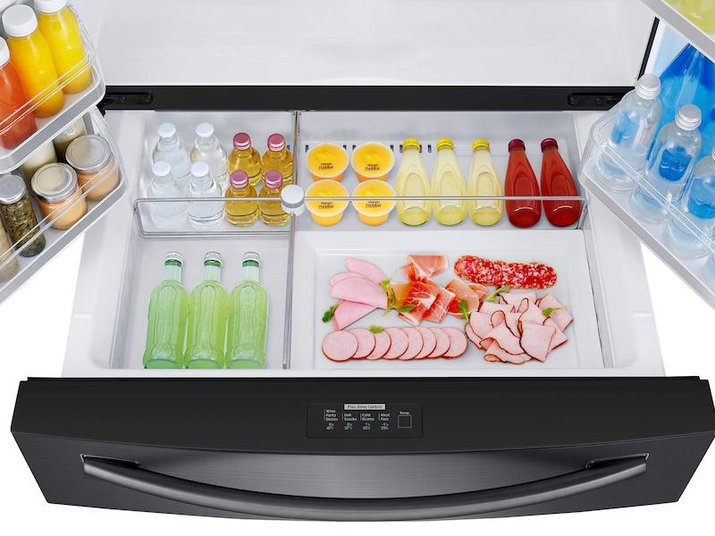 30 cu. ft. 4-Door French Door Refrigerator in Black Stainless Steel