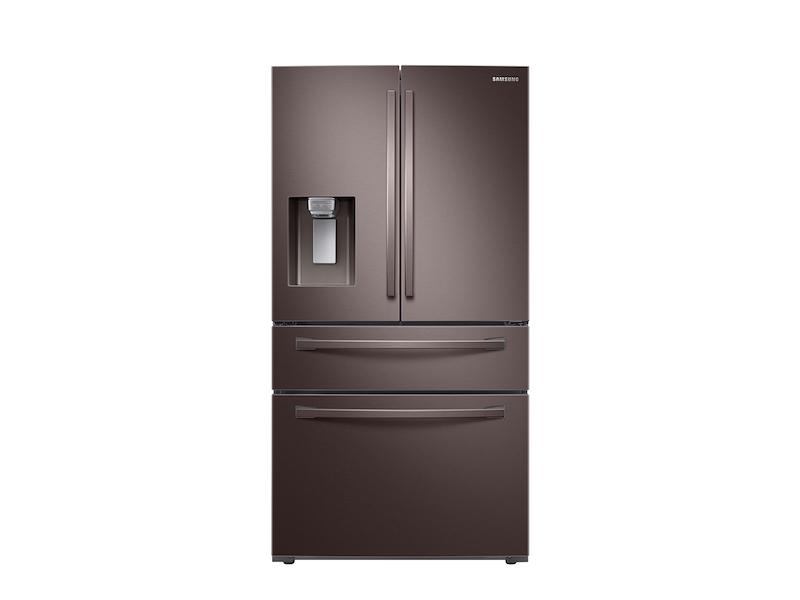 23 cu. ft. Counter Depth 4-Door French Door Refrigerator with FlexZone™ Drawer in Tuscan Stainless Steel