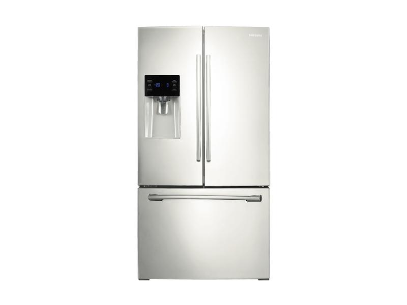 25 cu. ft. French Door Refrigerator with External Water & Ice Dispenser in White