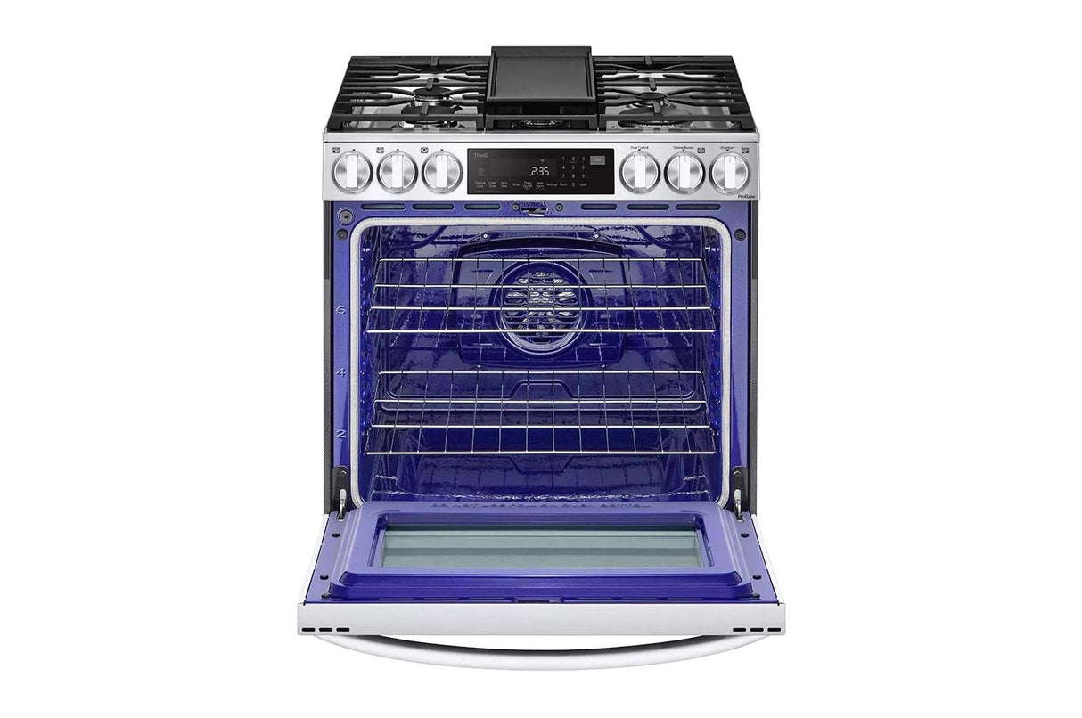 6.3 cu. ft. Smart Dual Fuel Slide-in Range with InstaView®, ProBake Convection®, Air Fry and Air Sous Vide