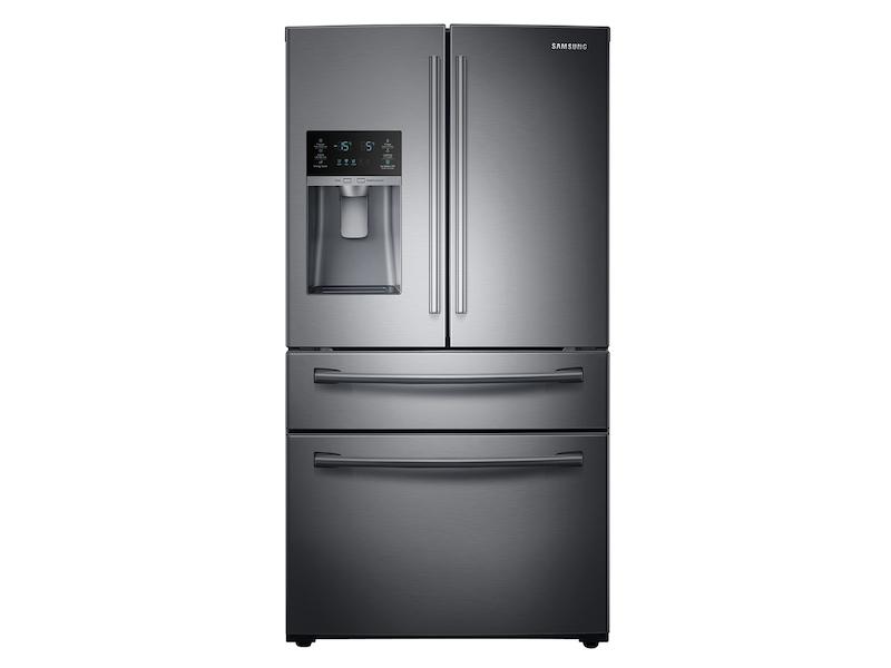 28 cu. ft. 4-Door French Door Refrigerator in Black Stainless Steel