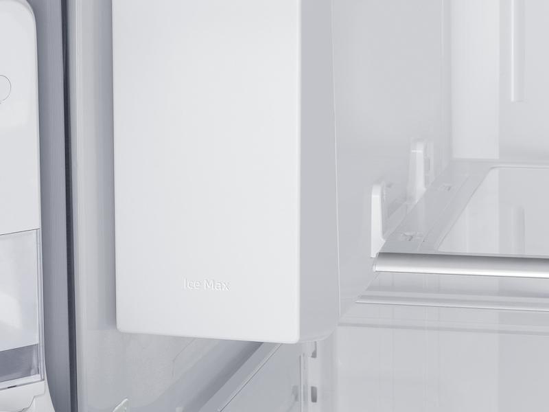 25 cu. ft. Large Capacity 4-Door French Door Refrigerator with External Water & Ice Dispenser in Stainless Steel