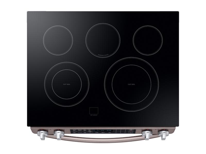 5.8 cu. ft. Slide-In Electric Range in Tuscan Stainless Steel