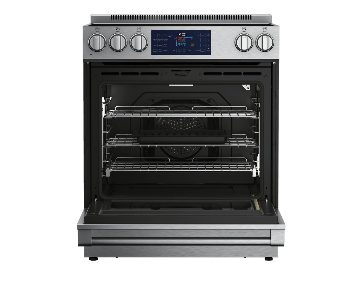 30" Stainless Steel Slide-In Electric Range