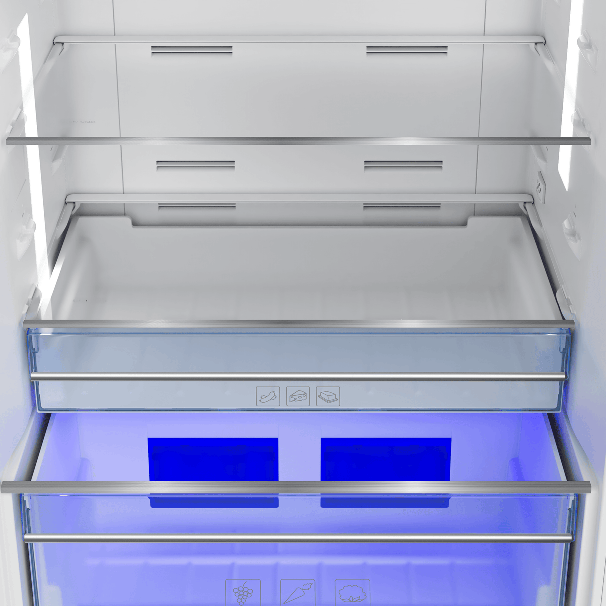 28" Freezer Top White Refrigerator