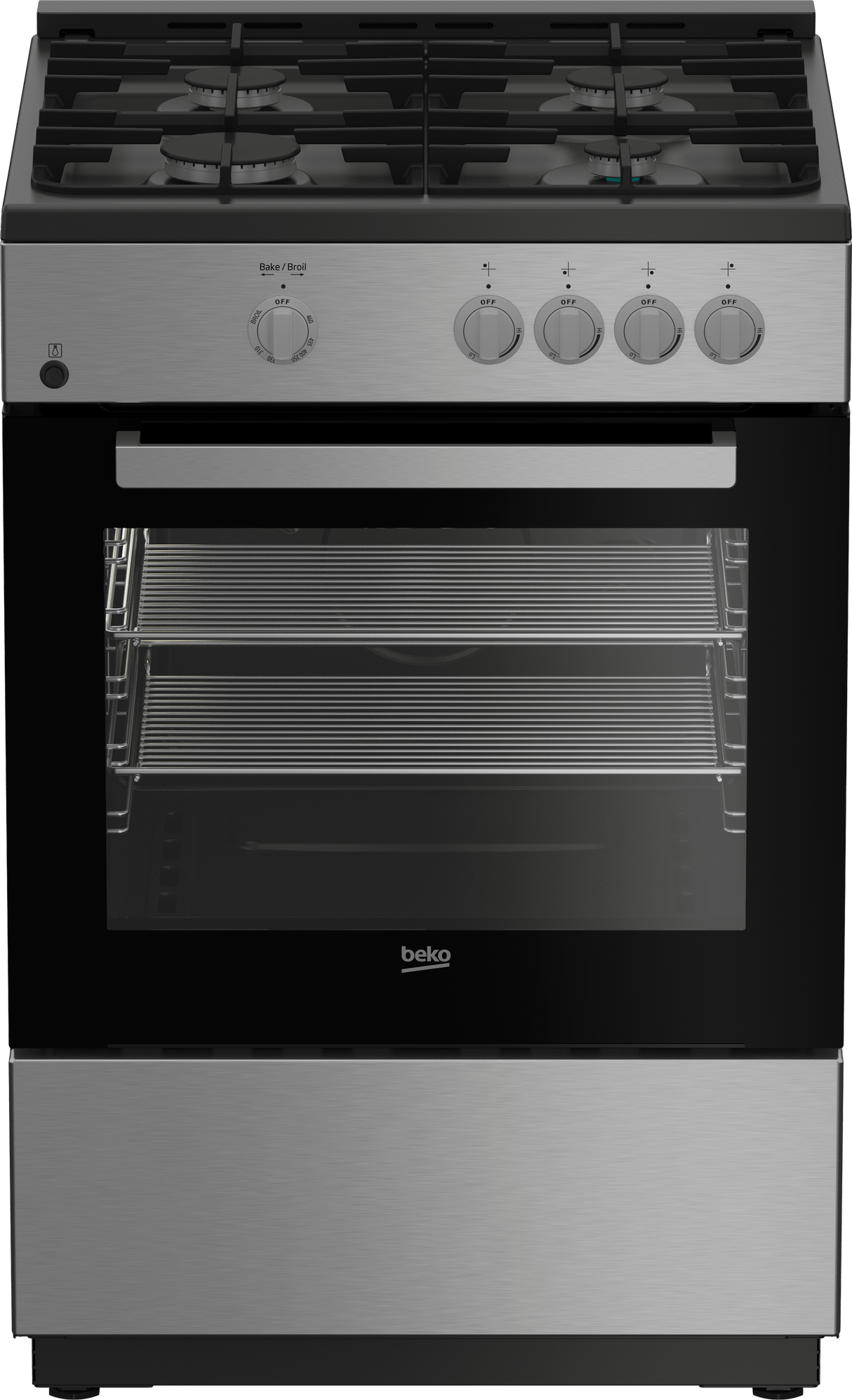 24" Stainless Steel Slide-In Gas Range