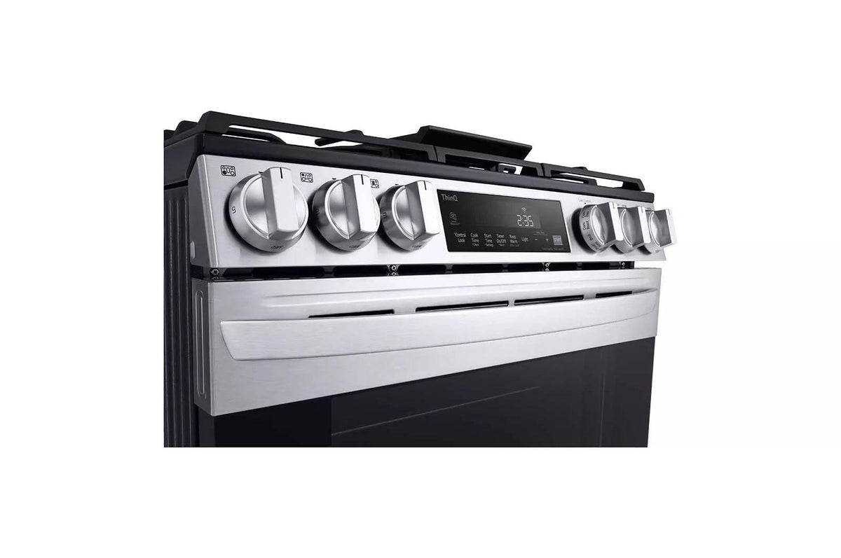 5.8 cu ft. Smart Wi-Fi Enabled Fan Convection Gas Slide-in Range with Air Fry & EasyClean®