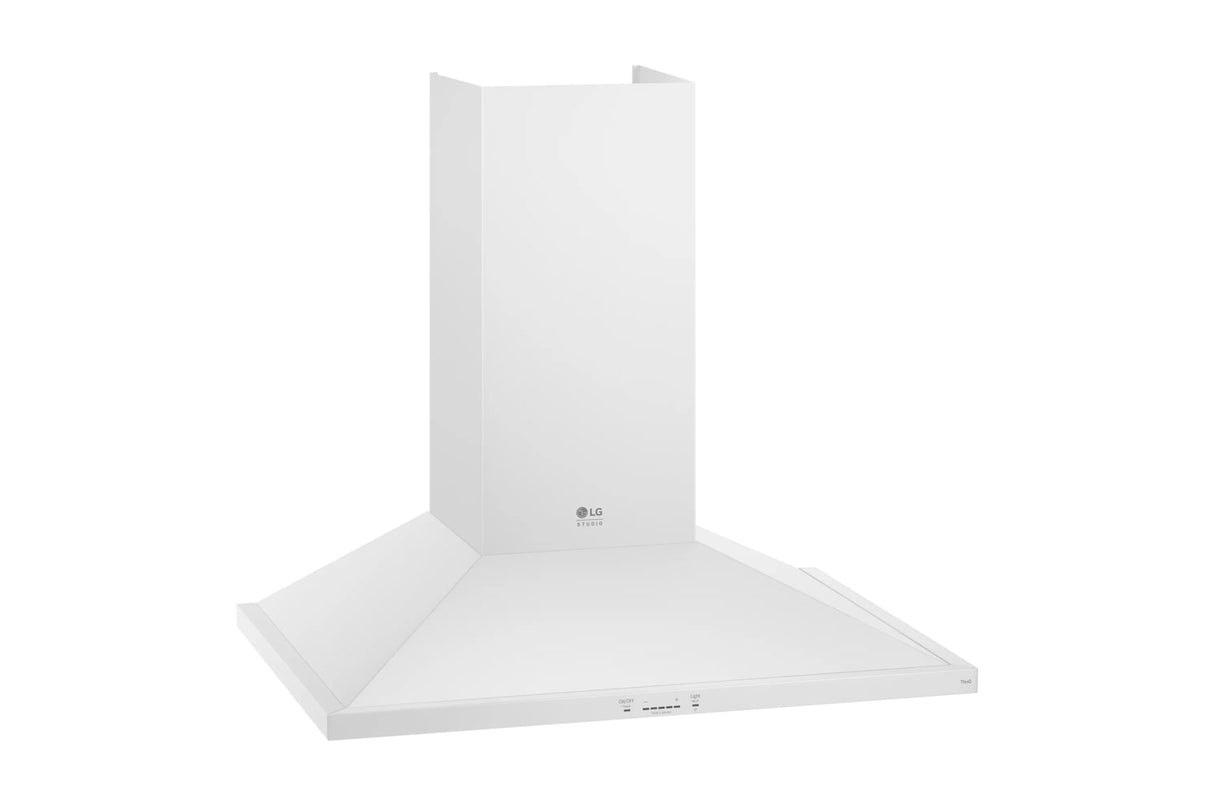 36" LG STUDIO Wall Mount Range Chimney Hood - Essence White