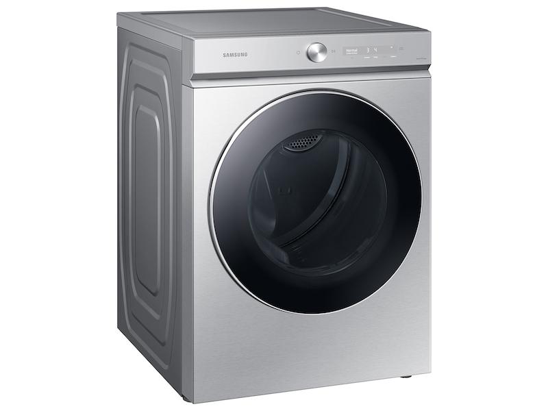 Bespoke 7.6 cu. ft. Ultra Capacity Gas Dryer with AI Optimal Dry and Super Speed Dry in Silver Steel