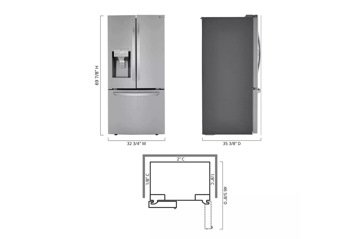 25 cu. ft. Smart wi-Fi Enabled French Door Refrigerator