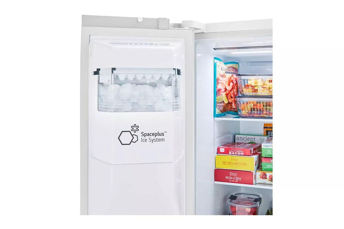 27 cu. ft. Side-by-Side Refrigerator with Smooth Touch Ice Dispenser
